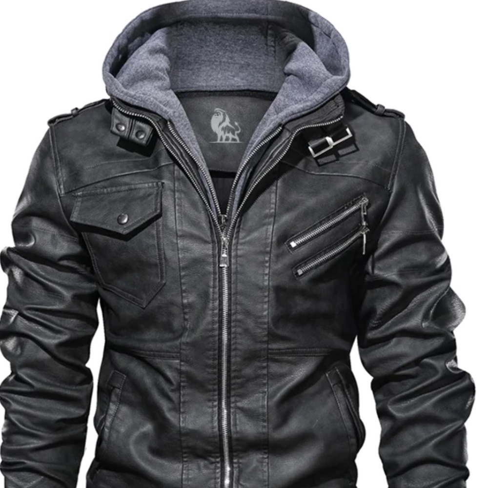David Outwear Salvador Leather Jacket * NEW * no hoodie